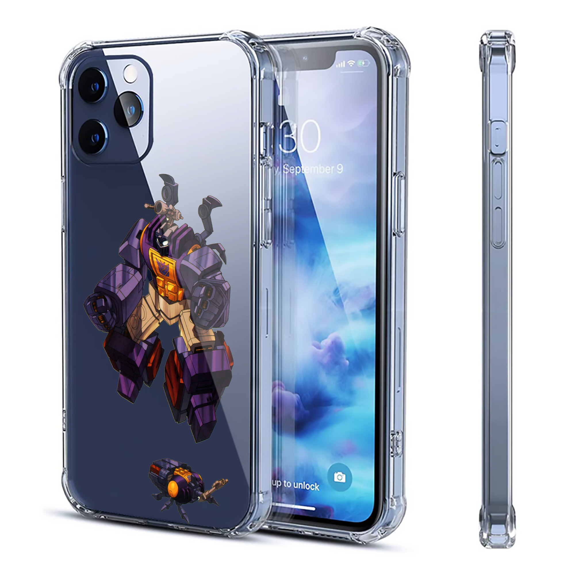 （画像用）  【iPhone 12シリーズ対応】透明スマホケース（クリアソフトケース）